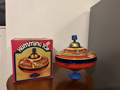 Vintage Chad Valley Humming Spinning Top Sing a Song of Sixpence