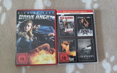 Drive Angry Nicolas Cage & Van Damme DVD Leon Black Eagle The Quest Slinger 