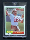 1981 Topps JOE MONTANA RC Card #216 NM OR BETTER NICELY CENTERED SHARP