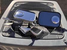 VTG Velvac TRUCK CAMPER MIRRORS CHEVY, FORD, DODGE, RV, RAT ROD VERY NICE DRIVER