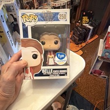 funko pop! vinyl belle disney beauty and the beast fye exclusive figure #250