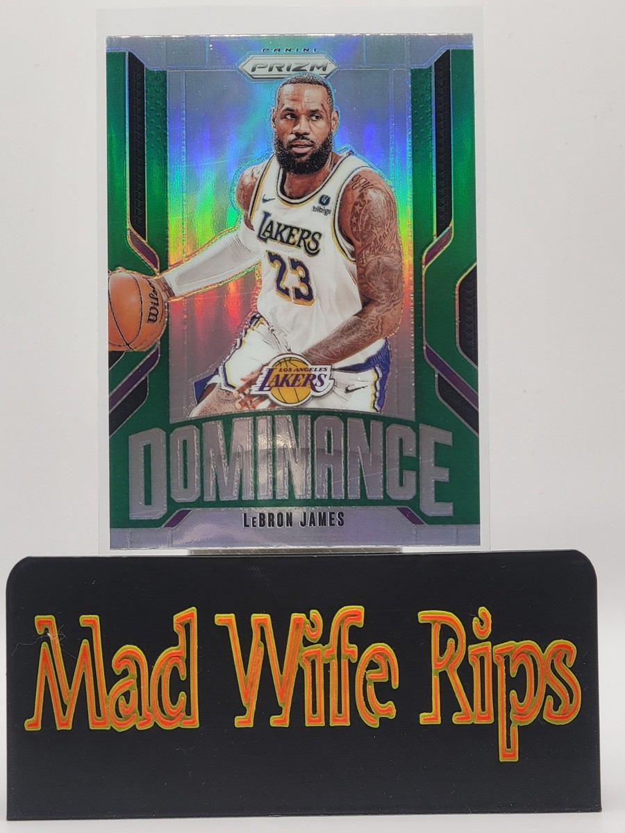 2024-25 Panini Prizm- Dominance Insert Green Prizm- LeBron
