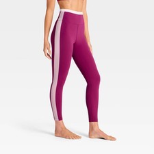 Women's Everyday Soft Ultra High-Rise Ribbed Colorblock 7/8 Leggings - All In