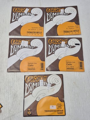 Lot Vintage Cellosaite Dominant Cello Strings Thomastik Infeld Assortment Medium