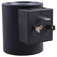 Solenoid Valve Coil 6356024 for HydraForce Series 10 12 16 38 58 24V 3 Prong DIN