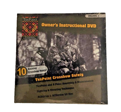tenpoint cross bow owner's manual 6 point series DVD 2008 vol 2 Sealed NEW