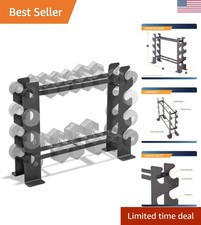 Organizzatore Porta Pesi Rastrelliere per Manubri, Kettlebell, Piastre Pesi