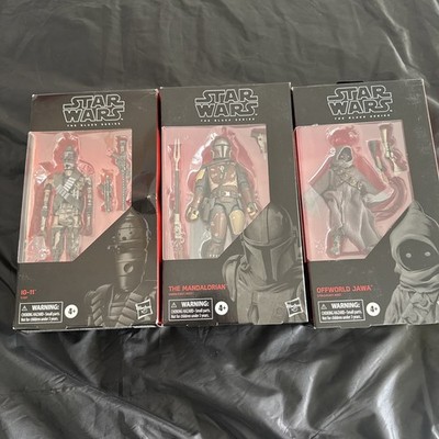 Star Wars The Black Series The Mandalorian, IG-11,Offworld Jawa,grogu Lot of 4