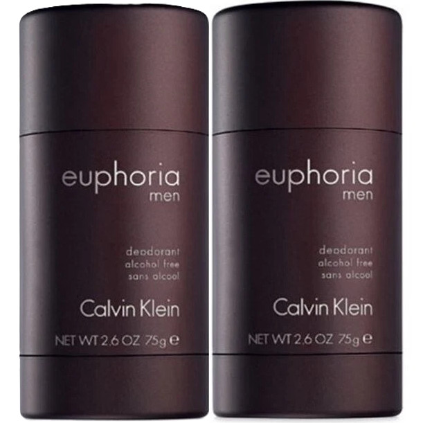 Euphoria Men by Calvin Klein Deodorant Stick 25 oz LOT OF 2 7090₽