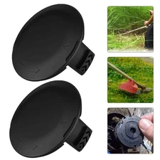 Replacement Spool Cap Cover Spare Parts 2pcs Black Electric Trimmer High Quality
