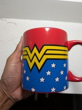 DC Comics Wonder Woman Logo Wrap Around with Stars Jumbo mug