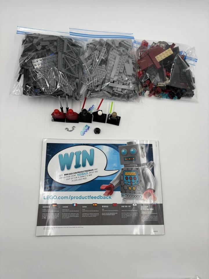 Lego Star Wars Darth Star Final Dual 75093 vollständig alle Figuren top  - Bild 4 von 4