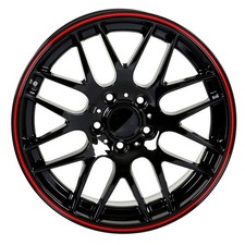 19 M3 Csl Style Black Red Lip Wheels Rims Fits Bmw 5x120 3 4 Series F30 F31 F34