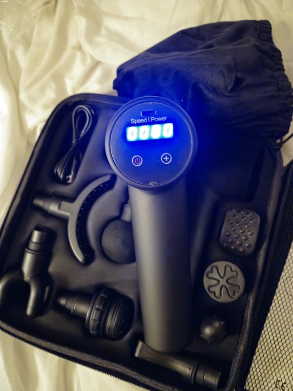 Darkiron Percussion Massage GunAll accessories included in original packaging.