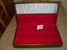 VTG ONEIDA LTD SIMEON & GEORGE ROGERS CO FLATWARE HOLDER STORAGE BOX CHEST CASE