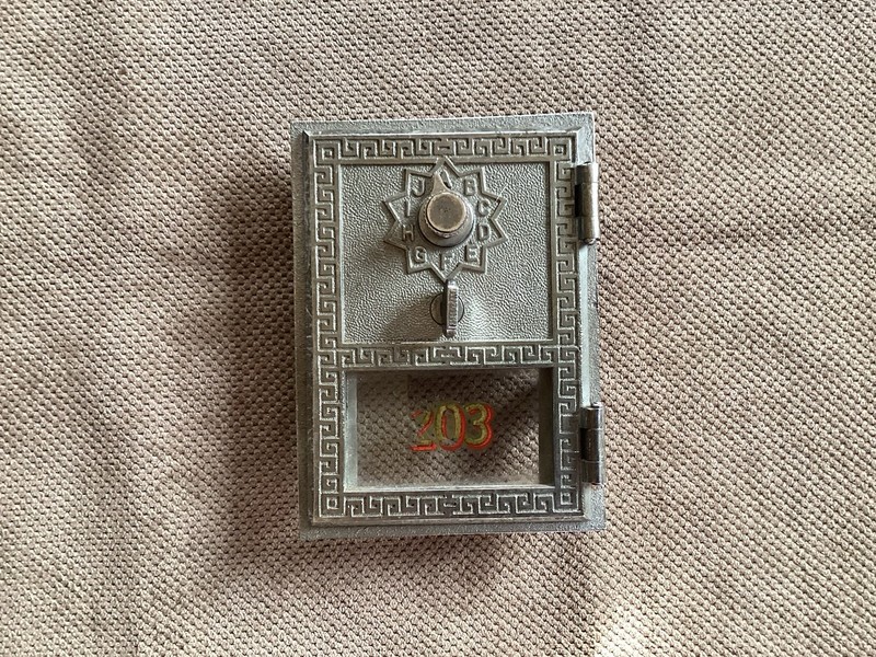 Vintage Postal Mailbox Door
