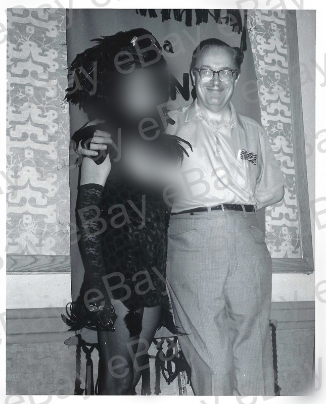 Forry  Ackerman and Sexy Friend 1984 LACon II World Science Fiction Convention