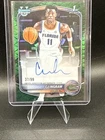 2025/26 Bowman Chrome Basketball CJ Ingram Prospect Auto 37/99 Green Reptilian