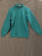 Vintage Arctic Cat Turtle Neck Long Sleeve Shirt Small 90s Made In USA 471