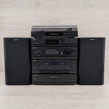 Sony LBT-D109 HiFi Stereo System PS-LX52 Turntable SS-A109 Speakers Vintage