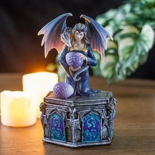 Anne Stokes Dragon Friendship Spring Box Fantasy Magic Figurine Trinket