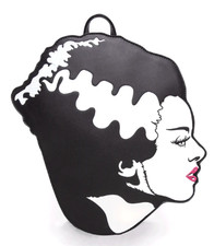 Bride Of Frankenstein Monster Head Backpack Rock Rebel
