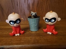 Disney Pixar The Incredibles 2 Lot of 3 McDonald's Happy Meal Toys