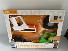 Funktion 2-Player Laser Tag with Target Shootout Detachable Chest Targets New