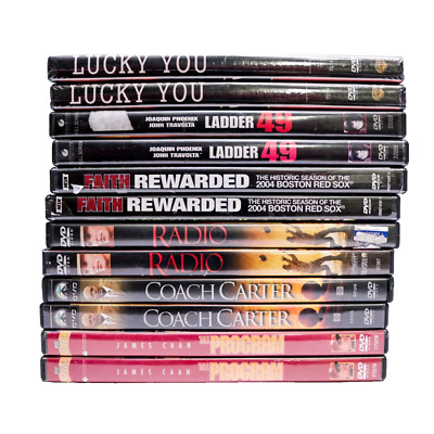 Inspirational, Sports & Drama Movies DVD Collection - Lot of 12