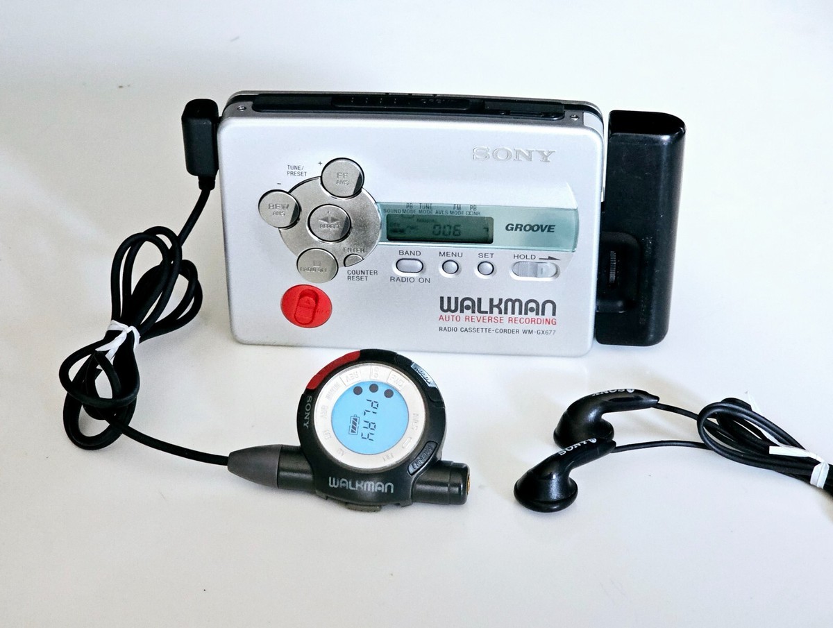 New Sony Recording Walkman WM-GX677 Slim Radio Cassette New Sony Recording Walkman WM-GX677 Slim Radio Cassette