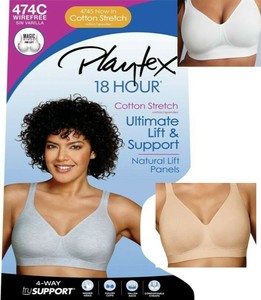 Women-039-s-Playtex-18-Hour-Ultimate-Lift-amp-Support-Wire-Free-Cotton-Bra-474C