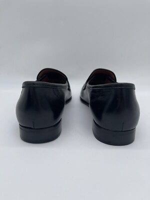 $395 Allen Edmonds Bergamo Black Strap Leather Loafers New  display picture 2