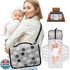 OUTTIP Large Size Portable Diaper Changing Pad - Waterproof Detachable Travel