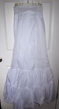 David's Bridal Wedding Dress White Fit and Flare Slip 6 NWT