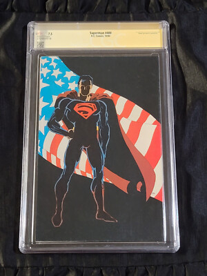 DC 1984 Superman #400 CGC 7.5 SIGNED x4 Jim Steranko/Walt Simonson