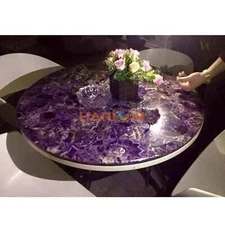 Amethyst Stone Table Top Decor Living Room Decor Adorable Farmhouse Furniture 