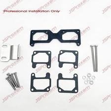 Intake Manifold Spacer Kit Black For Kawasaki Jet Ski JS 440 550 Mikuni Sbn44/46