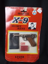 Coibel 1985 secret agent X9 official Luger james bond blister 1128 [cletius]