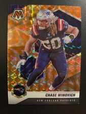 2021 Panini Mosaic Orange Reactive Chase Winovich #141 Patriots