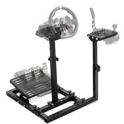 Hottoby G923 Upgrade Sim Racing Wheel Stand Adjustable Fit Logitech T150 Fanatec