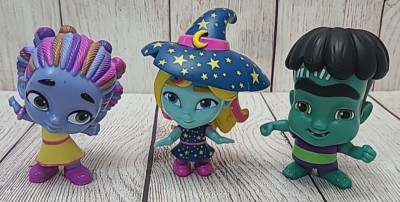Hasbro Super Monsters Figures Toys Set Of 3 Zoe Katya Frankie 4'' 4.5''