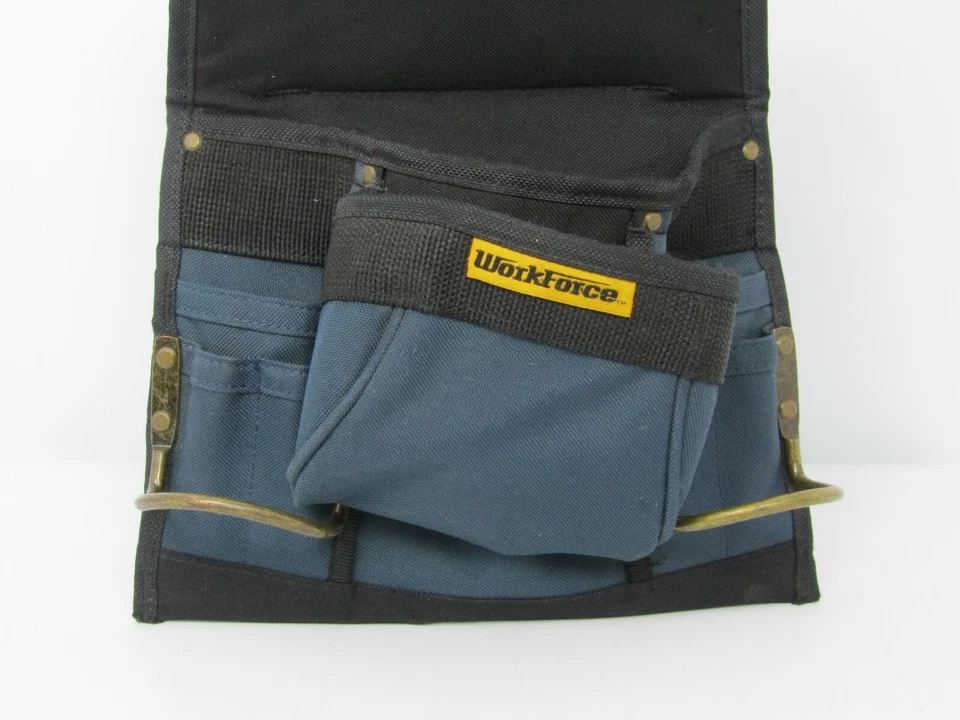 Workfoce Tool Pouch Bag Carpinter Construction Hammer Holder 6 Pockets - Image 4 of 4