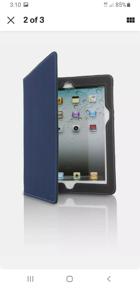 Funda Targus para Apple iPad 2 3 4 Generaciones Azul Magnética 10 pulgadas - Nueva Foto 3 de 4