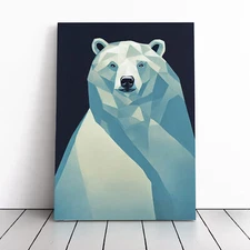 Polar Bear Contemporary Vol.1 Canvas Wall Art Print Framed Picture Home Decor