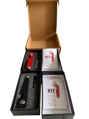 Set Of 2 Pack Autosmith Red And Black  Post Extenders Key Organizer NIB