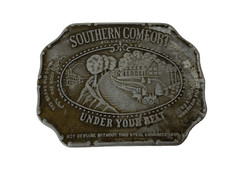 Belt Buckle Vintage SOUTHERN COMFORT UNDER YOUR BELT Fits 1.75" Belt