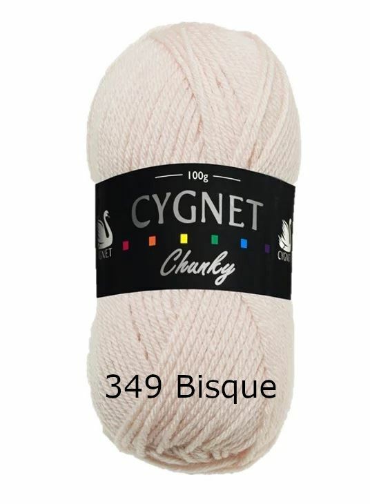 Cygnet Chunky 349 Bisque 100g Wool Yarn