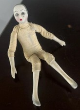 Bambola vintage Boudoir Flapper di A Capsco Japan ceramica e corpo morbido senza vestiti