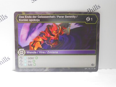 Bakugan Cease Serenity Flip Card - International - GPP 150 CO BB