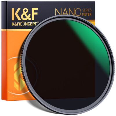 K&F Concept 67mm ND64 Neutral Density Filter Ultra Slim For Canon Nikon DSLR Cam